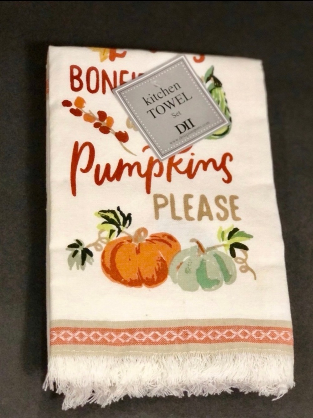 NEW Decorative Fall Autumn Thanksgiving Kitchen Towels.